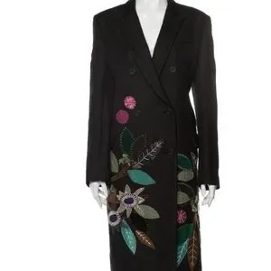 Clements Ribeiro | Jackets & Coats | Clements Ribeiro Embellished Wool ...